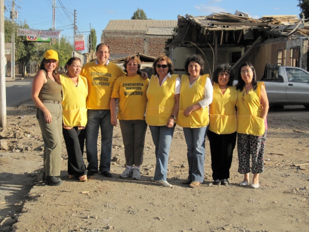 El equipo de Ministros Voluntarios en Rancagua (marzo de 2010)